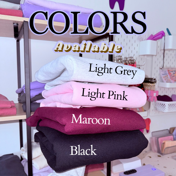 Berry Hygienic Sweater With Tooth Wristlet & Jumbo Sticker