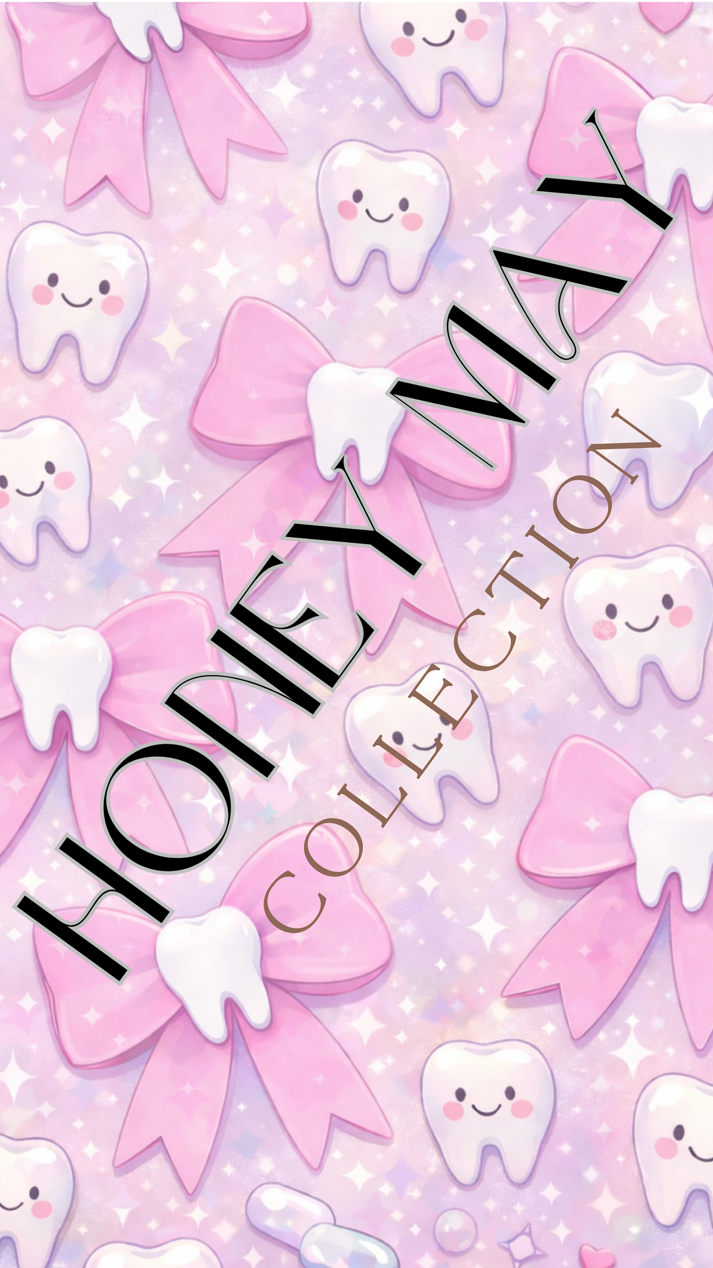 Pink Dental Bow Phone Wallpaper