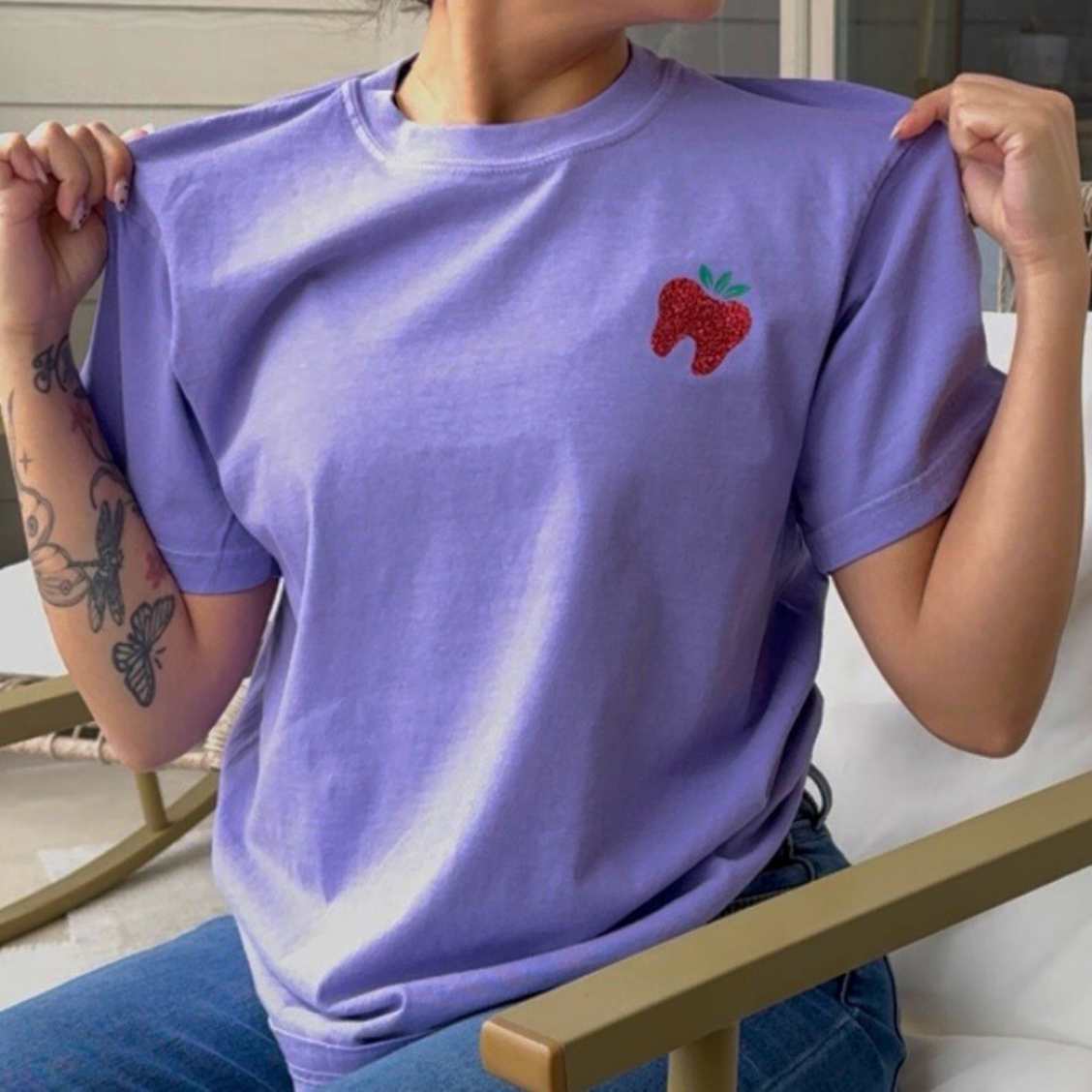 Berry Hygienic - Pink and Violet Tee