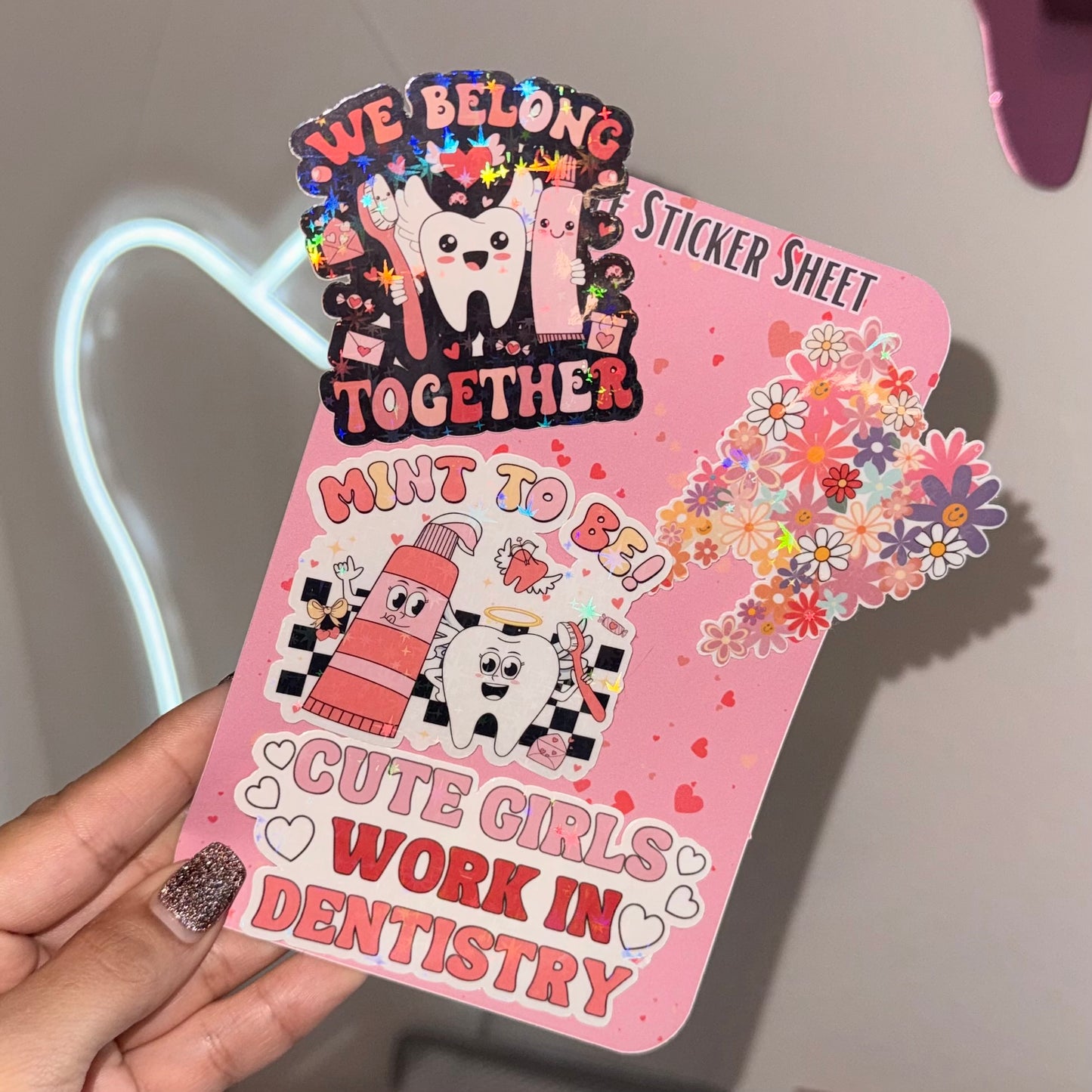 Cute Girls Work In Dentistry Valentine Bundle
