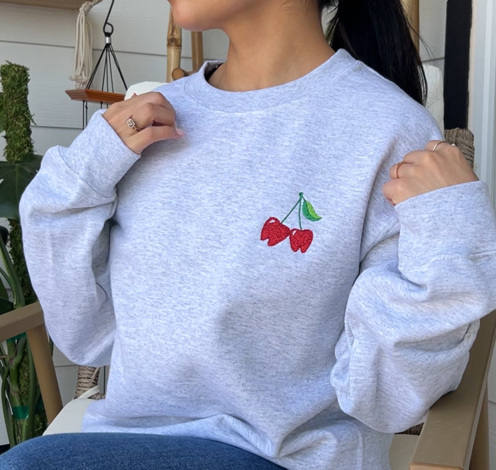 PRE-MADE Sweeter Than Xylitol Sweater Light Grey Sweater
