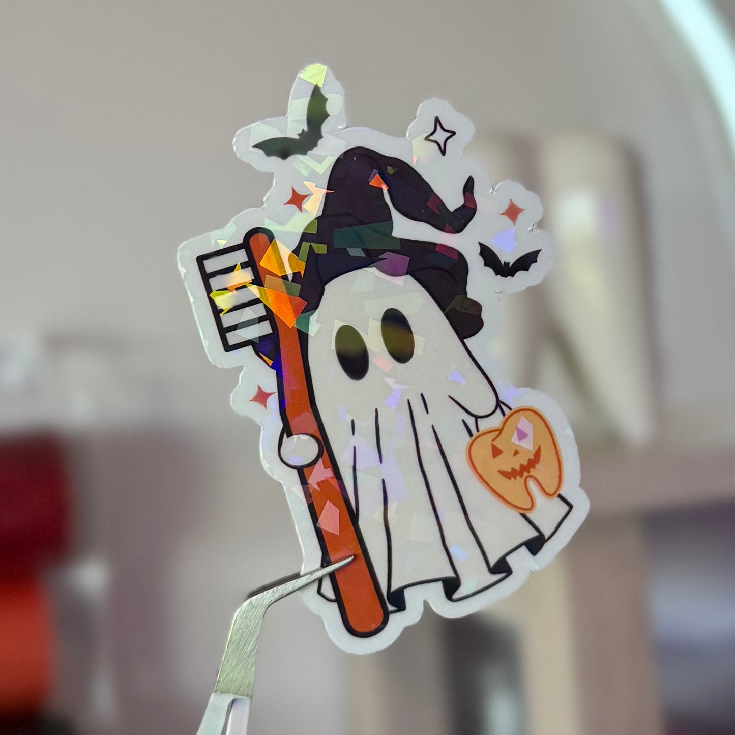 Jumbo Trick Or Tooth Sticker