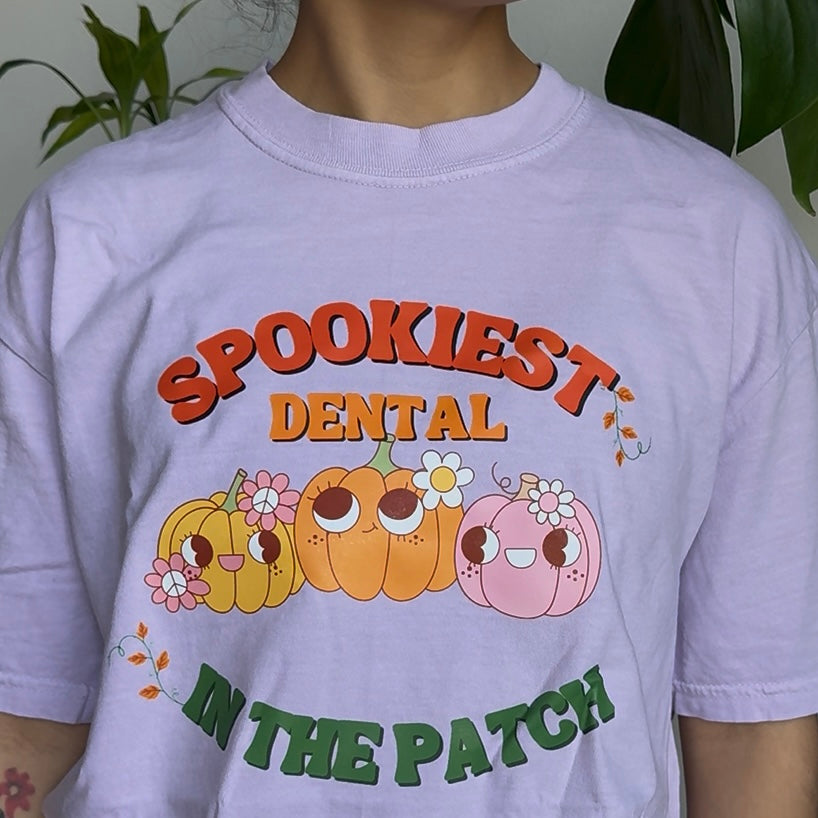 Spookiest In The Patch Purple Tee