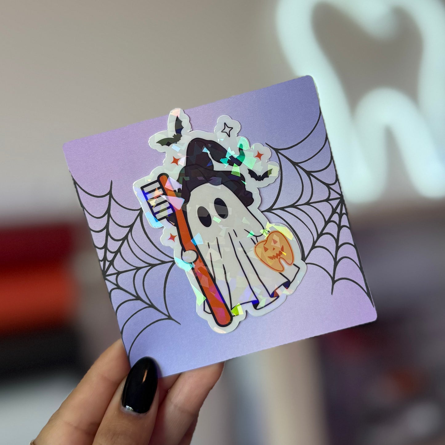 Jumbo Trick Or Tooth Sticker