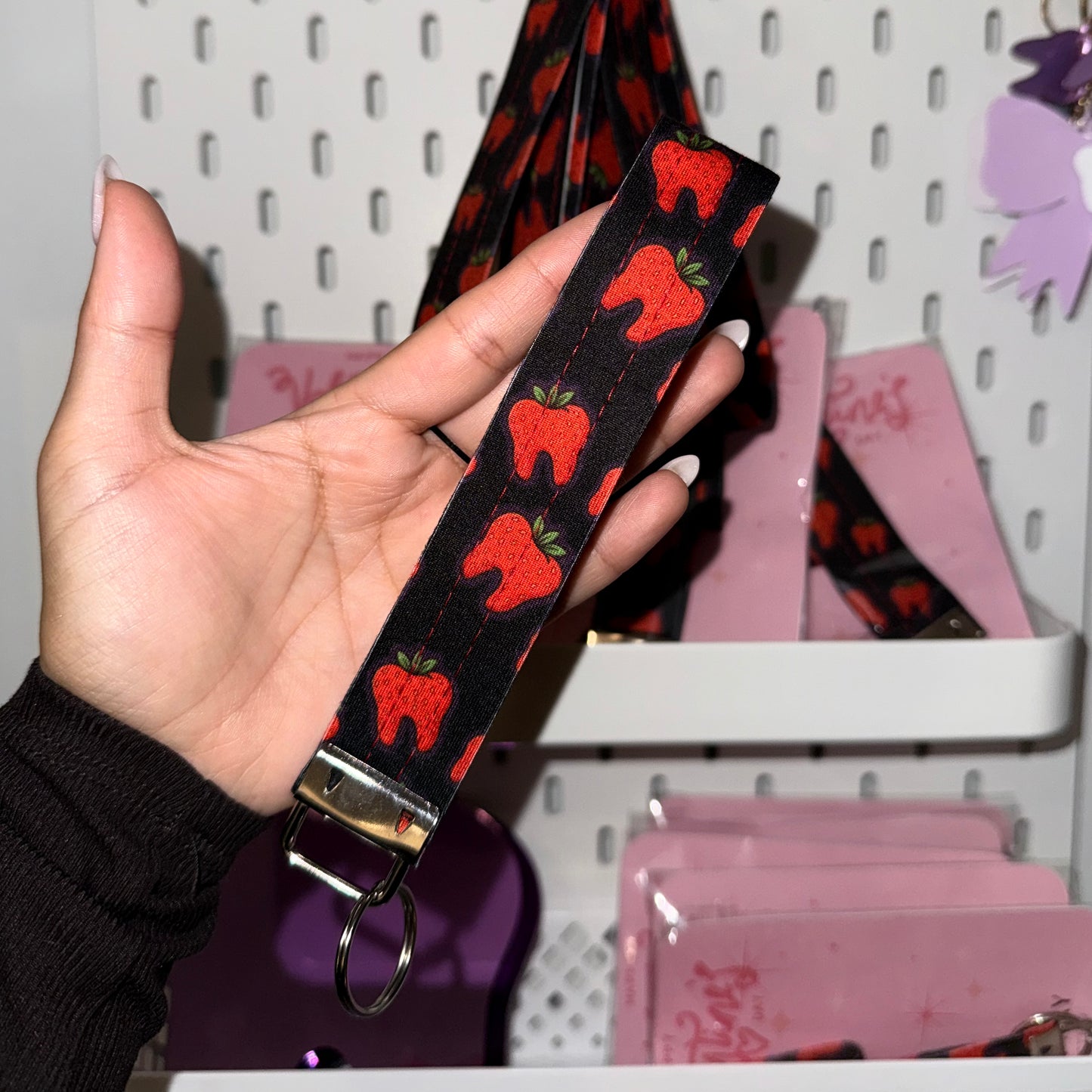 Xray Teeth Sweater/ Wristlet Combo