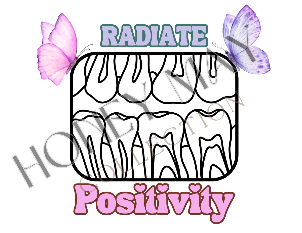 Radiate Positivity Digital File PNG