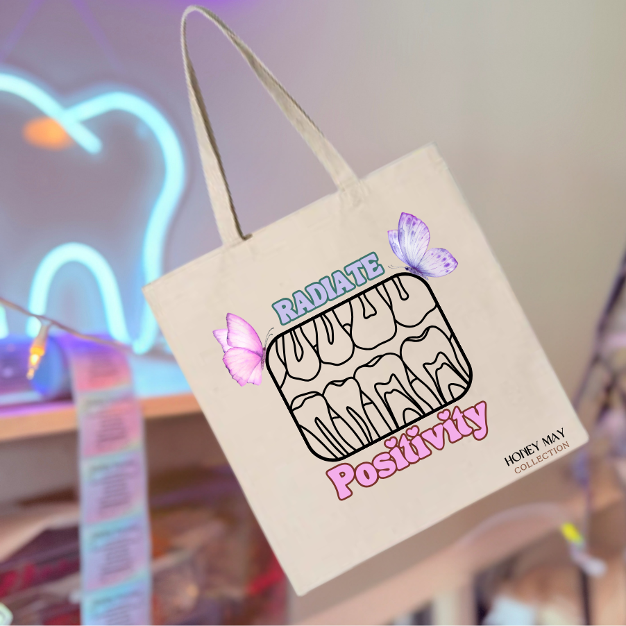 Dental Tote Bags- Sand Color- Pick Your Design