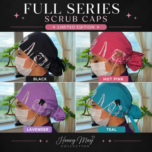 Full Series Scrub Caps Buttons NOT Included***