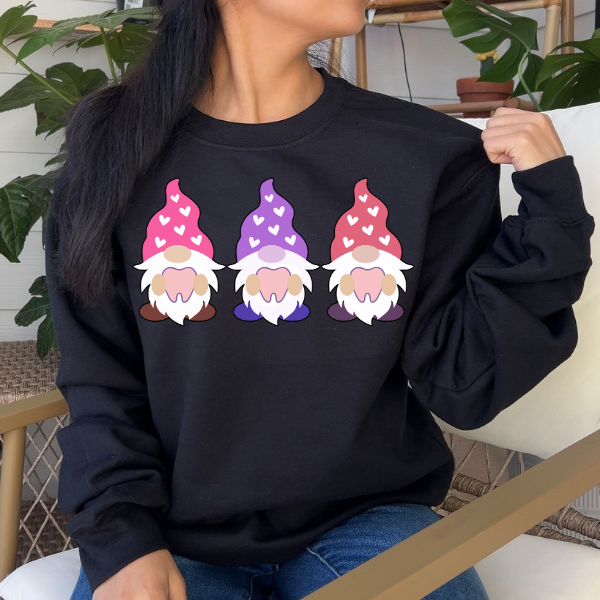 Valentine Gnomes Sweater