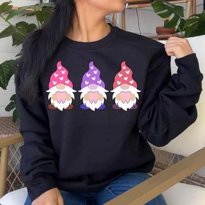 Valentine Gnomes Sweater