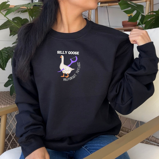 Silly Goose Heat Pressed Crewneck