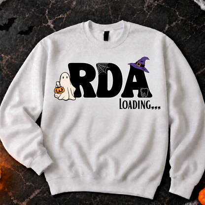 Halloween Student Letters Crewneck - RDH/RDA/DDS LOADING…