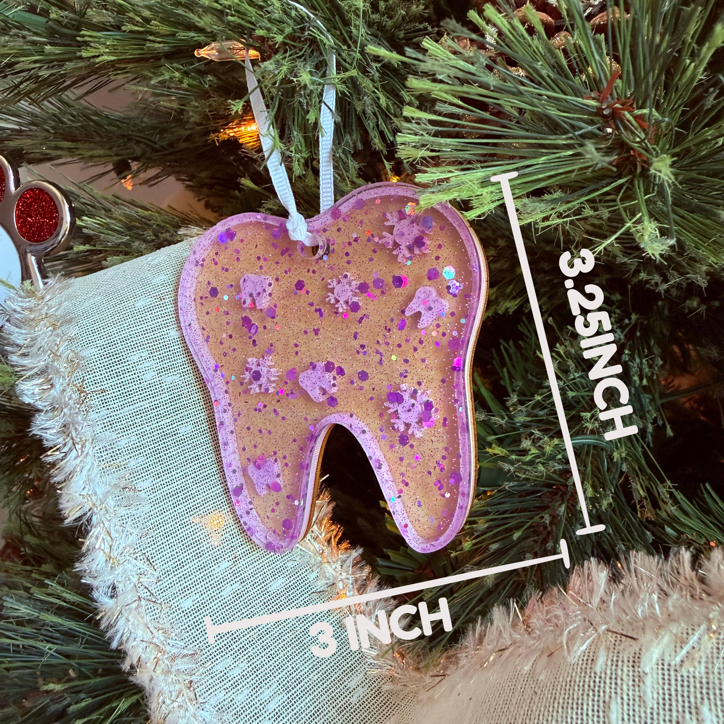 Christmas Tooth Ornaments