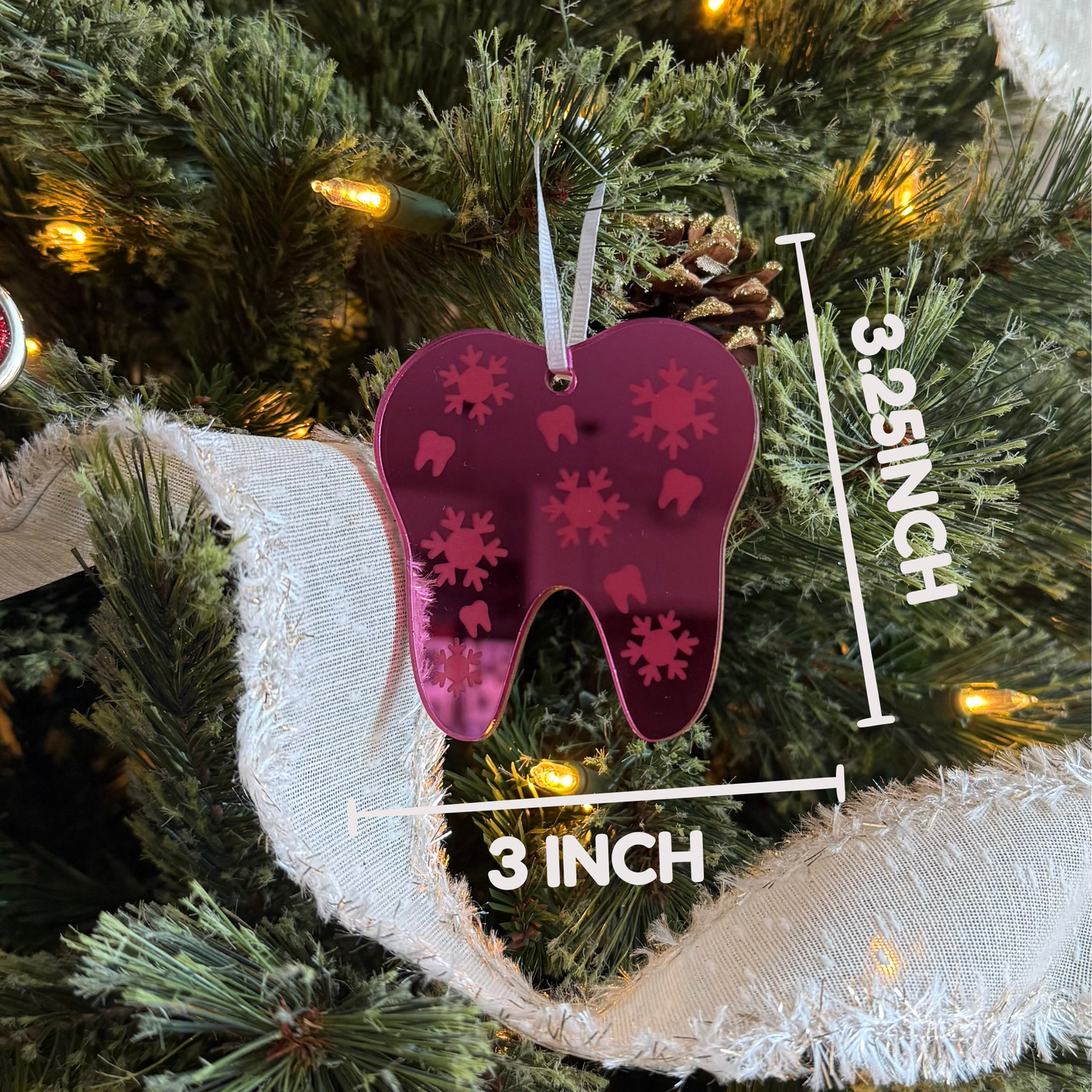 Christmas Tooth Ornaments