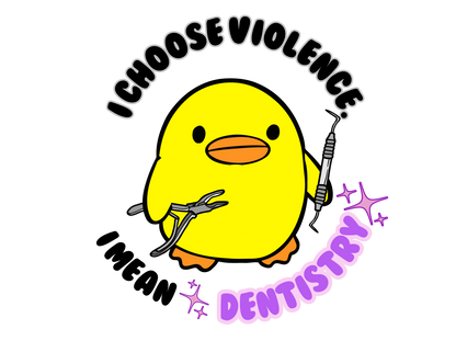 I Choose Violence Duck Crewneck