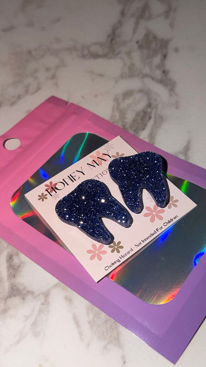 Blue Dental Galaxy Magnetic Buttons- Available Soon