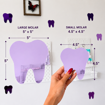 Mini Tooth Mirror Set (2) - Lavender