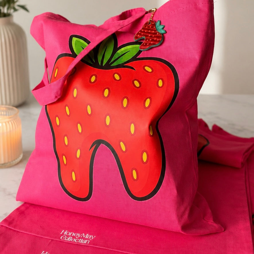 Strawberry Tote Gift Set