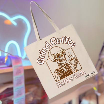 Dental Tote Bags- Sand Color- Pick Your Design