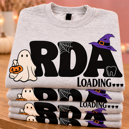 Halloween Student Letters Crewneck - RDH/RDA/DDS LOADING…