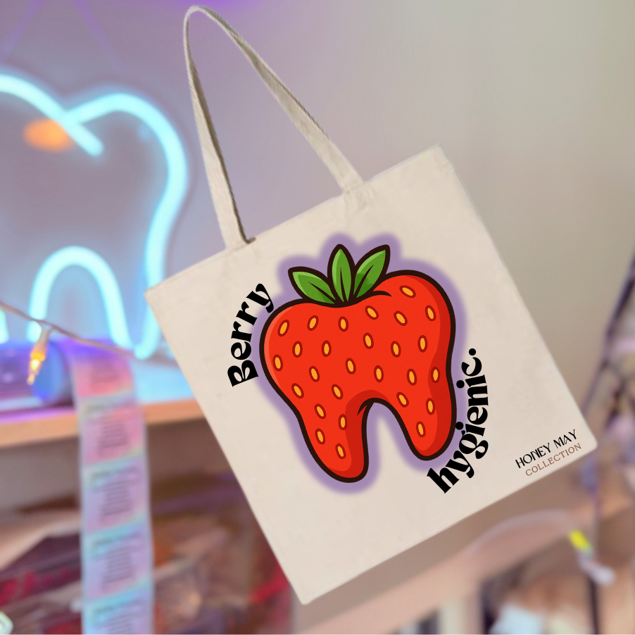 Dental Tote Bags- Sand Color- Pick Your Design