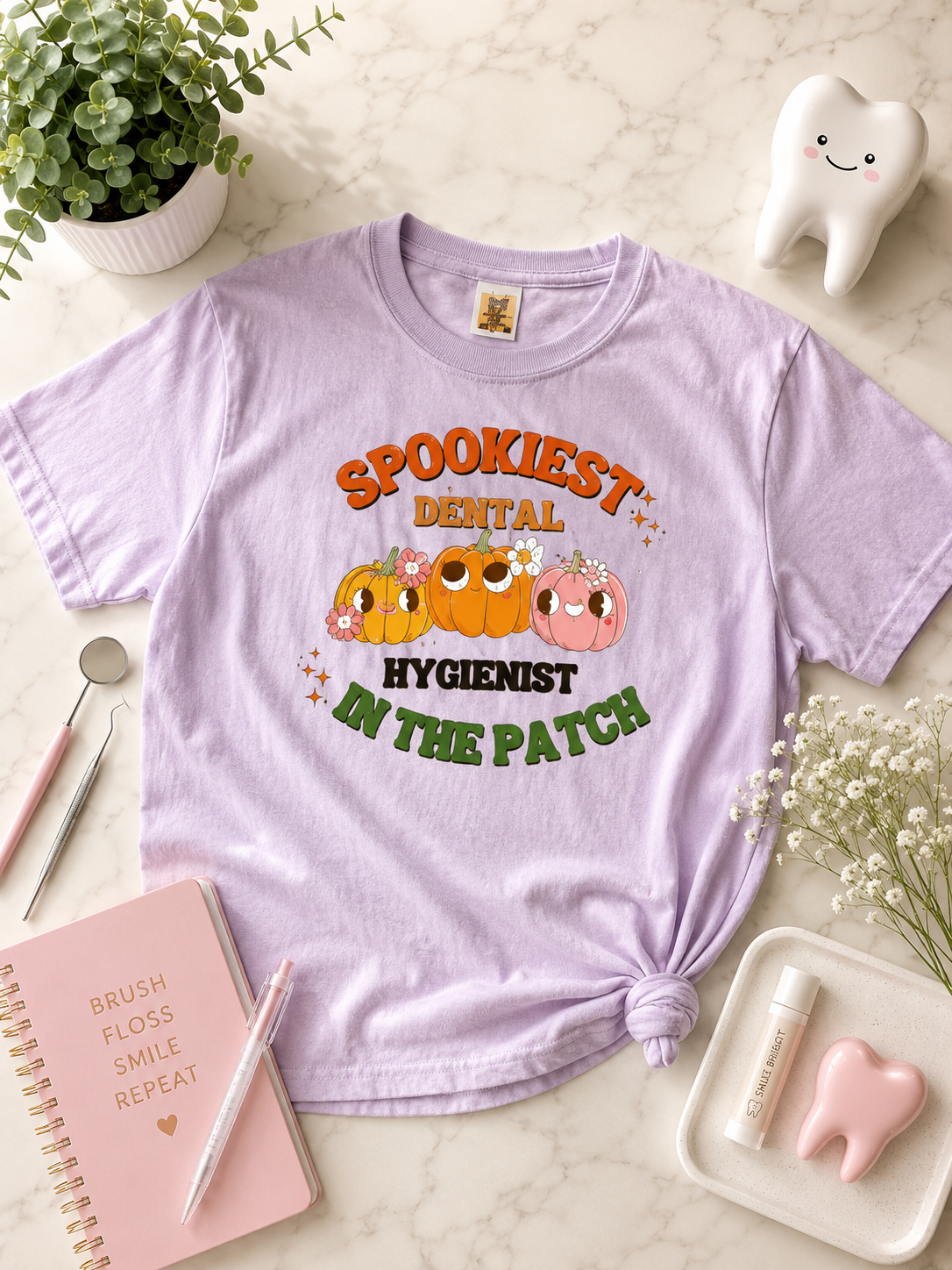 Spookiest In The Patch Purple Tee