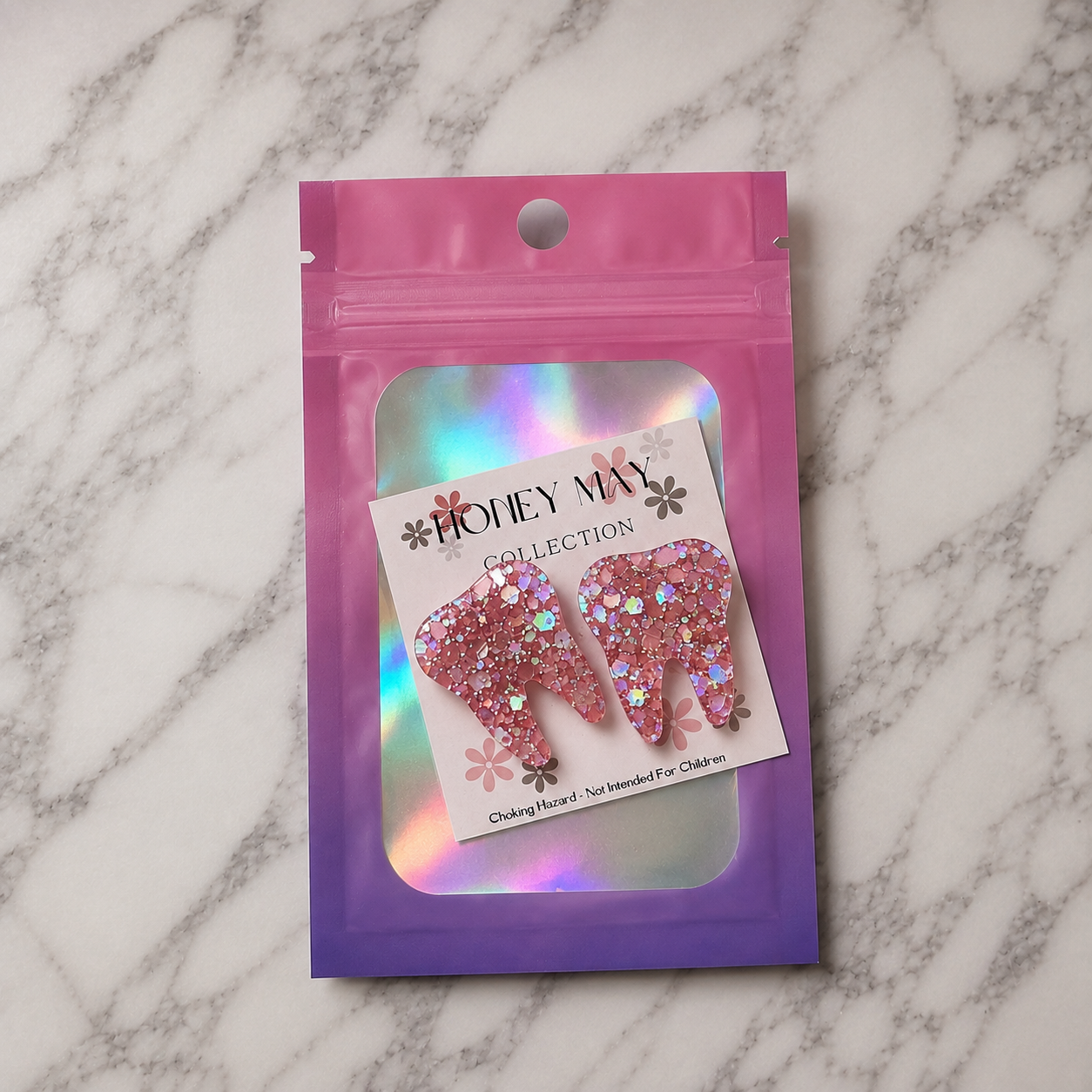 Pink Prophy Glitter Magnetic Buttons - Coming Soon
