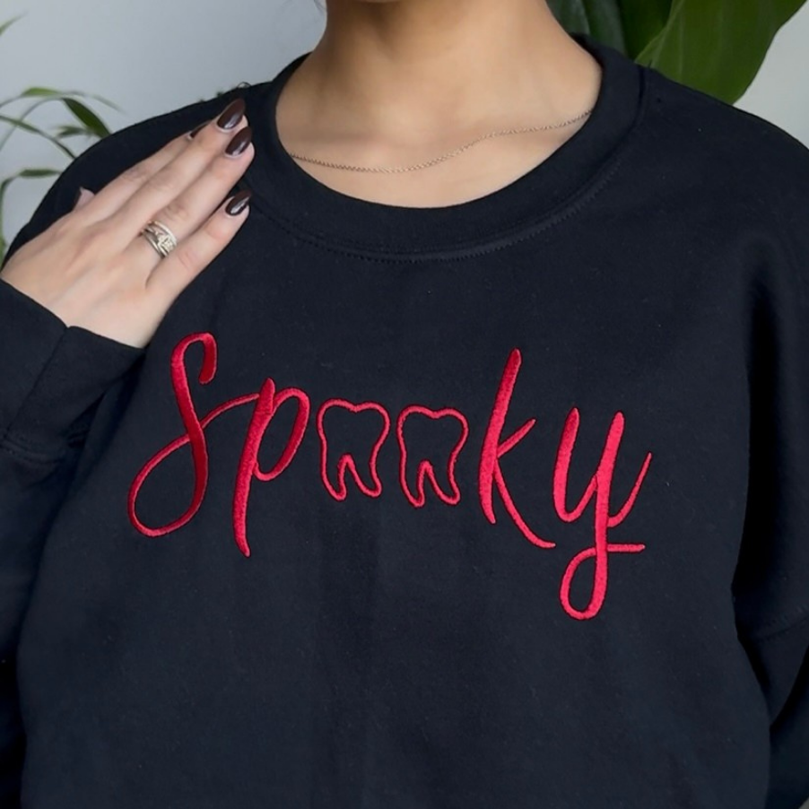 SPOOKY Full Stitch Crewneck - SEPT 15TH