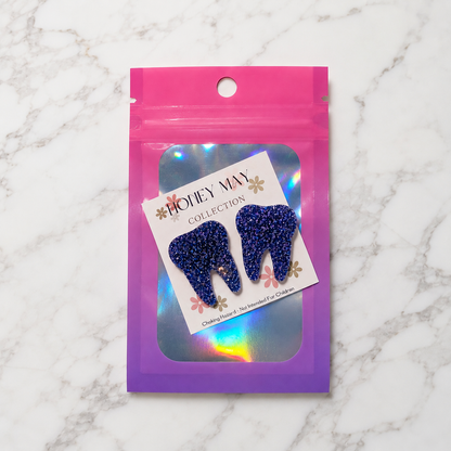 Blue Dental Galaxy Magnetic Buttons- Available Soon