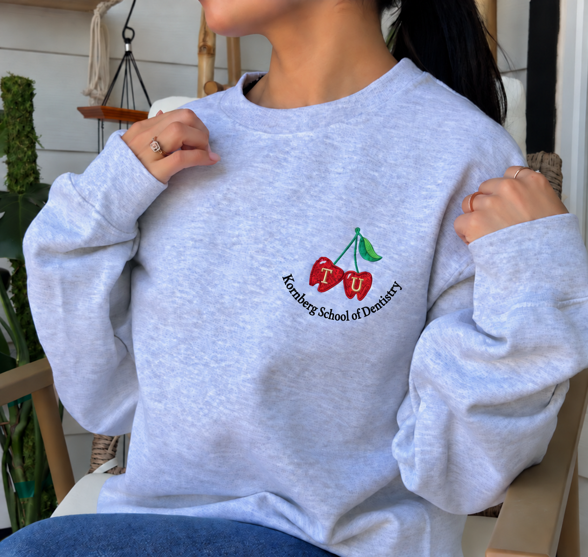 TU Dental School Sweeter Than Xylitol Cherries Crewneck