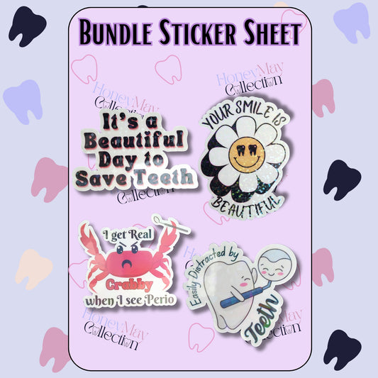 Beautiful Day to save teeth Sticker Bundle