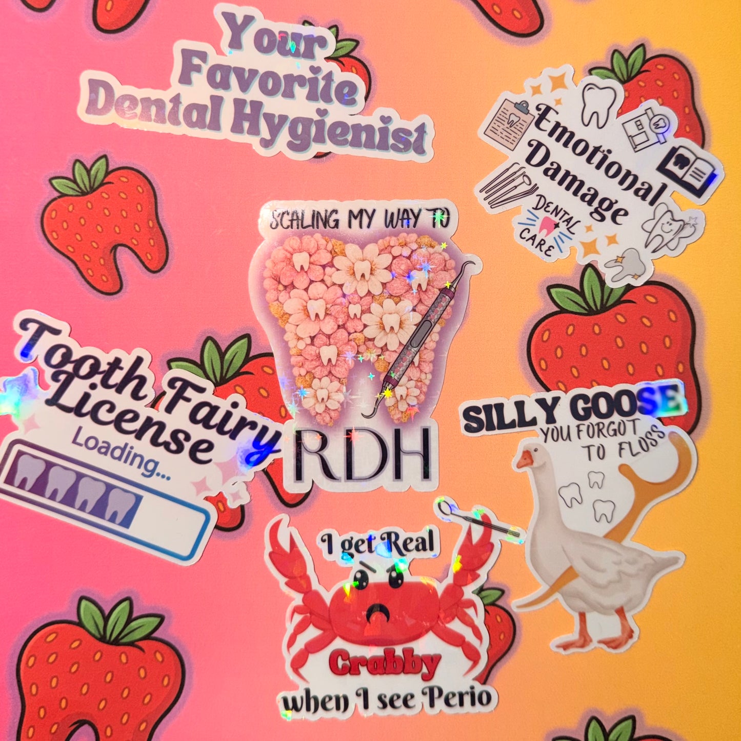 RDH Student Sticker Set