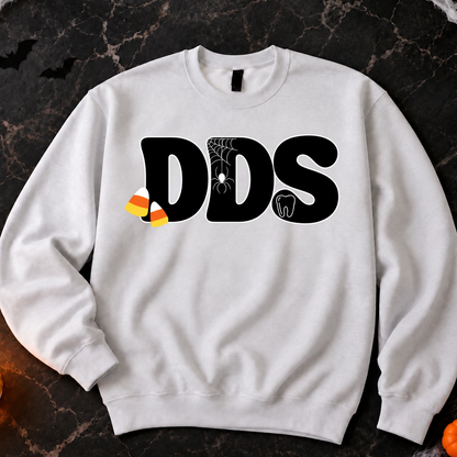 Halloween Letters Crewneck - RDH/RDA/DDS