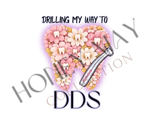 Drilling My Way to DDS Digital File PNG