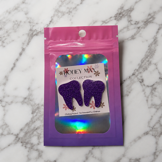 Flossy Purple Magnetic Buttons- Coming Soon