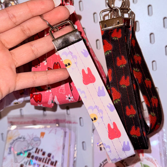 Smiling Bloom & Purple Molar Keychain
