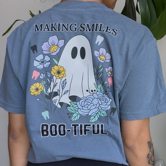 Making Smiles Beautiful Blue Tee