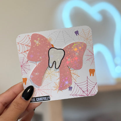 Jumbo Tooth Bow Sticker