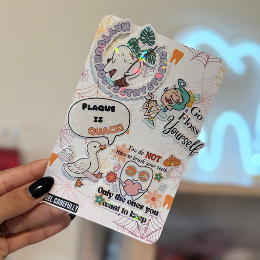 Go Floss Yourself Sticker Bundle
