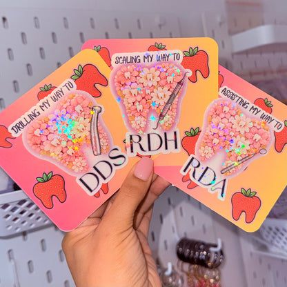 RDH/RDA/RDA Flower Stickers