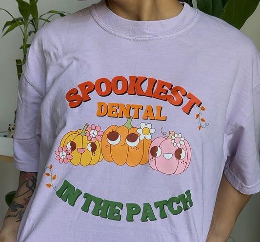 Spookiest In The Patch Purple Tee