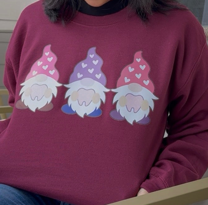 Valentine Gnomes Sweater