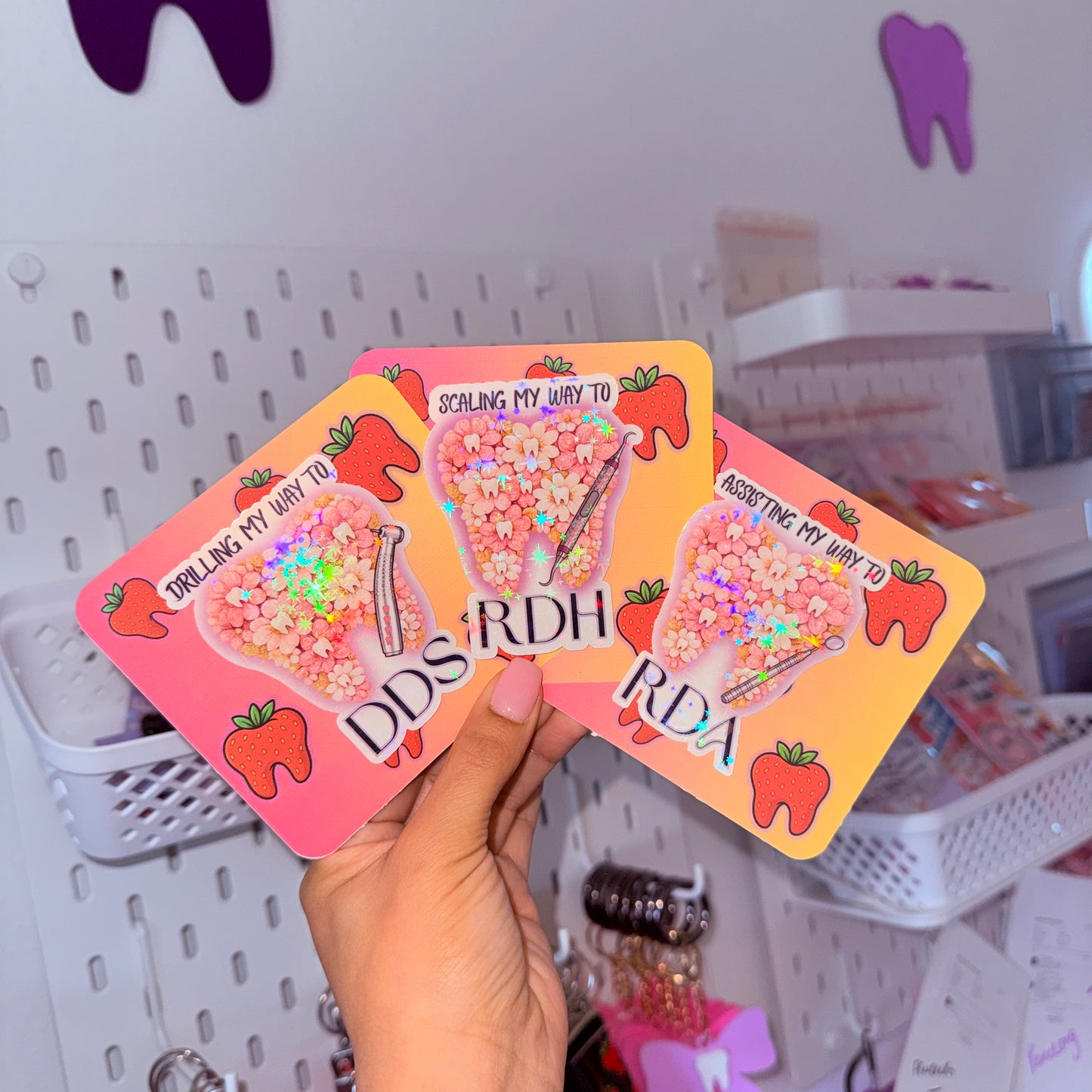 RDH/RDA/RDA Flower Stickers