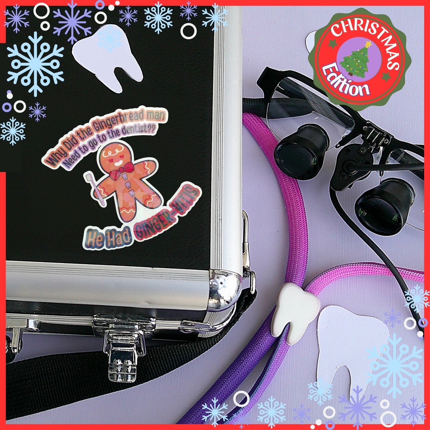 Sani-Clause  Sticker Bundle