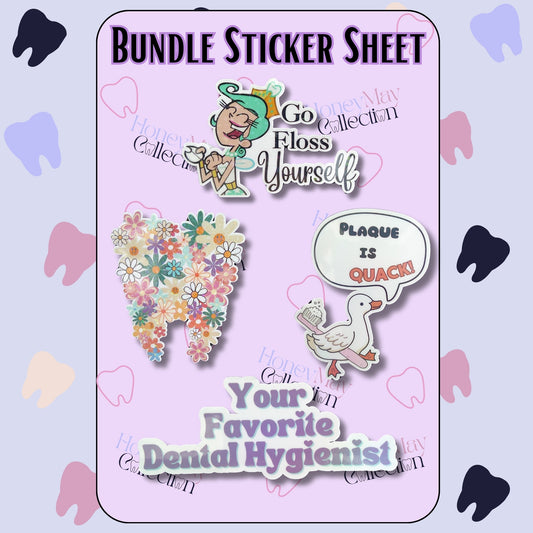 Go Floss Yourself Sticker Bundle