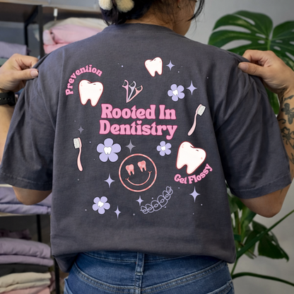 Rooted In Dentistry Cluster Shirt