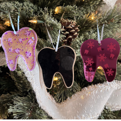 Christmas Tooth Ornaments