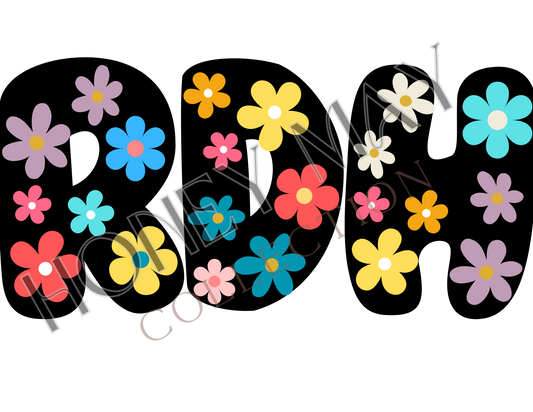 RDH Flowers Digital File PNG