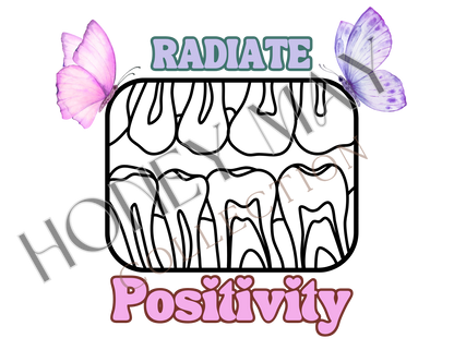 Radiate Positivity Digital File PNG