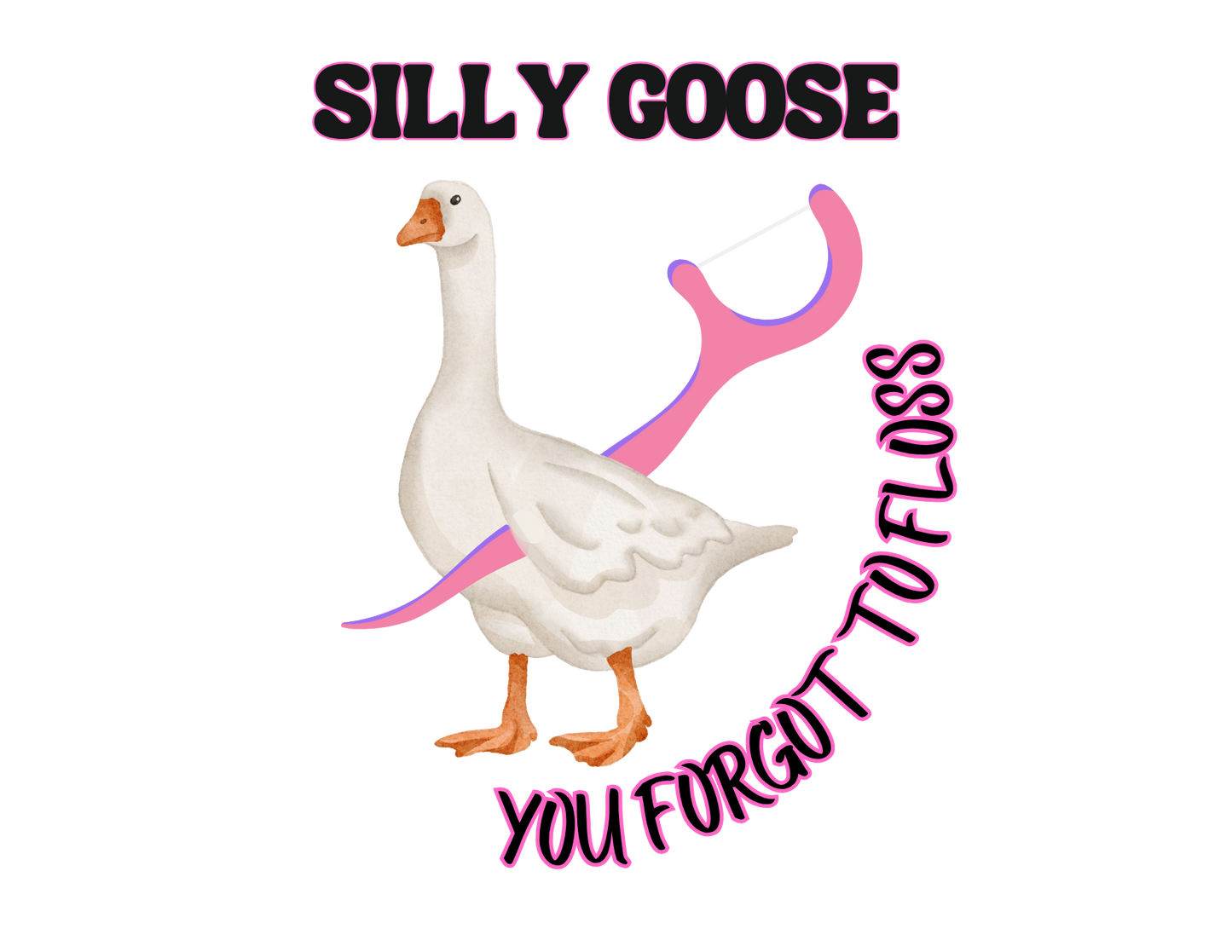 Silly Goose - Multiple Colors DTF Heat Press Sheet- Single